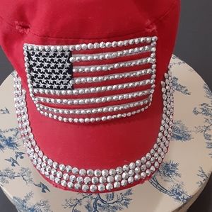 Premium Flag & Studs Distressed Cap